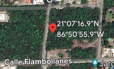 Terreno en venta en Cancun. Zona Huayacan