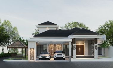 hunian mewah di komplek pemda full interior dan kolam renang