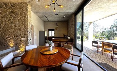 Cabaña en Venta de Lujo Amueblada, Tapalpa Country Club, Jalisco. Campo de golf