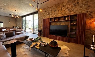 Cabaña en Venta de Lujo Amueblada, Tapalpa Country Club, Jalisco. Campo de golf