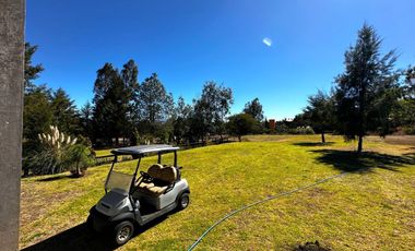 Cabaña en Venta de Lujo Amueblada, Tapalpa Country Club, Jalisco. Campo de golf