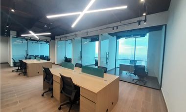 ALQUILER OFICINA AMOBLADA COSTA DEL ESTE 140M2 ESTRENAR MTTO INCLUIDO