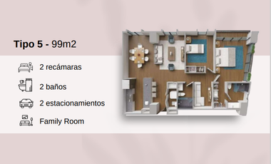 Departamento En Venta, LIVIX Polanco, Miguel Hidalgo.