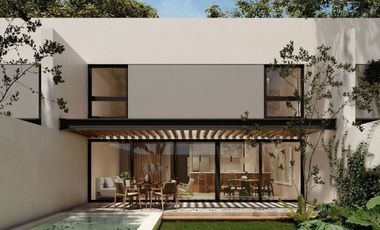 Townhouse en privada residencial en Conkal, con amenidades