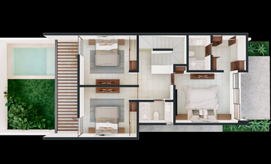 Townhouse en privada residencial en Conkal, con amenidades