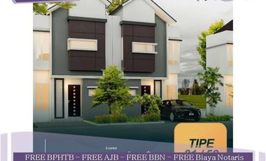 Rumah Dijual di Malang Tipe 31/63 Free Biaya2 Dekat Kampus
