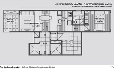 DEPTOS EN QUILMES CENTRO -  3 y 4 amb