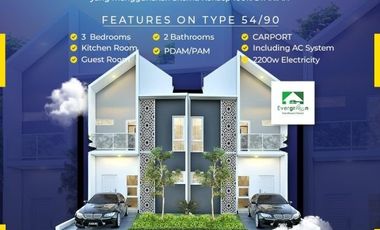 Jual Rumah Dua Lantai Rumah Syariah dekat Cibubur Jakarta Tanpa Bank