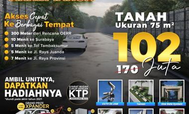Harga Murah Tanah Kavling Diamond City Juanda 102 Juta