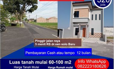 Rumah Solo Baru Rumah Baki Rumah 2 Lantai solo Baru tanah Solo baru