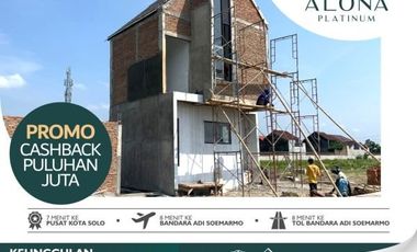 Jual Townhouse model baru selatan PG De Tjolomadu