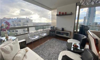Bogota arriendo apartamento en chico alto area 192.39 mts + terraza