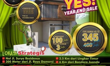 Perumahan Di Sidoarjo STU 6 Bulan Promo Akhir Tahun