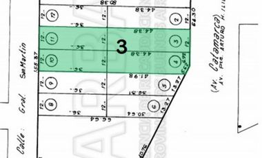 Fraccion completa o separada por lotes - Av. Arturo Ilia 2900 San Justo