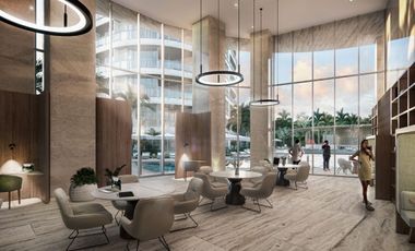 Condominio amplio de 2 recamaras con terraza panorámica en venta Cancún.