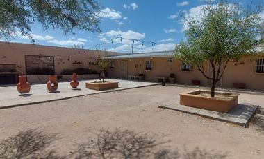 Terreno de 5,000 m y casa en campestre a 1 km de San Pedro el Saucito, Hermosillo