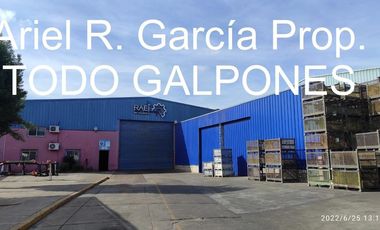 Galpón 6100m2 S/lote 7750m2 Zona Industrial