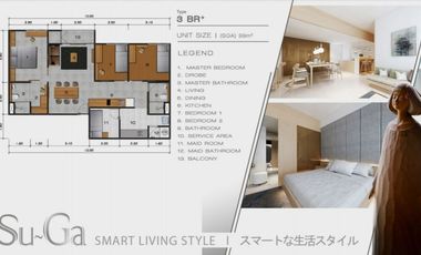 3 Bedroom Condo for sale