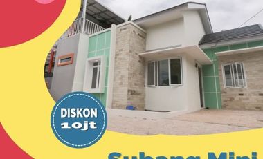 Rumah Cluster Aman Siap huni 7 menit SMPN 6 Subang Otto Iskandardinata
