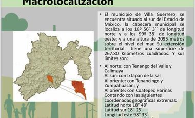 TERRENO EN VENTA EN VILLA GUERRERO