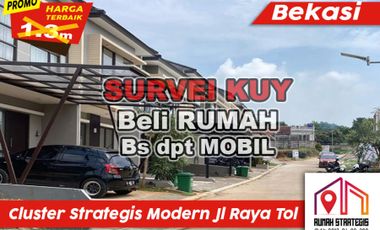 Cluster Strategis Modern Free Biaya2 dkt Tol Jatiasih Bekasi bs dpt Mobil