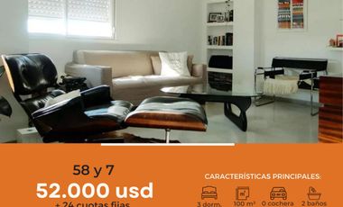 Departamento en venta - 3 dormitorios 2 baños - 100Mts2 - La Plata [FINANCIADO]