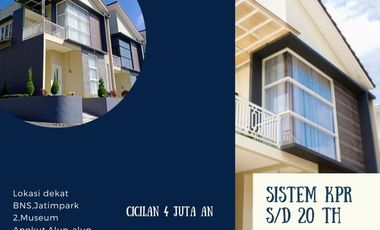 Private Pool Rumah Batu Tipe 67 Garansi Sewa Kelola