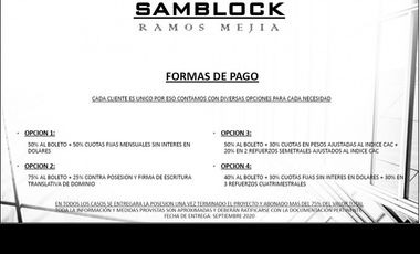 Departamento en venta en Ramos Mejia Sur