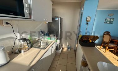 Se arrienda Dpto. 3 D vista al mar amoblado sector sur
