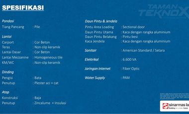 Rudang Baru Bagus di Taman Tekno X BSD City