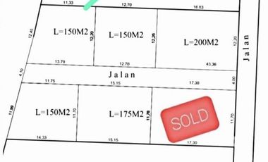 Dijual Tanah Kavling murah di area Kutuh, Kuta Selatan.