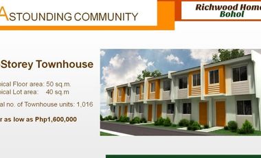 Ready for Occupancy Richwood Homes 1 Bohol (70+ Units Available) | BOHOLANA REALTY