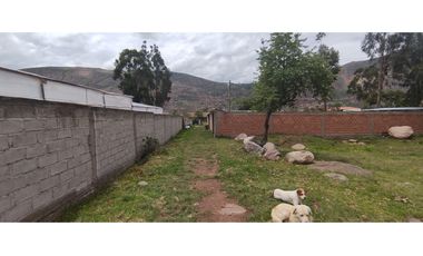 VENDO LOTE 300 M2 URUBAMBA CUSCO PERU