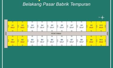 Dijual Tanah 500 Meter Pasar Babrik Magelang, 100 Jt-an