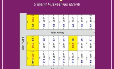 Tanah 10 Menit Alun-Alun Purworejo, 60 Jt-an