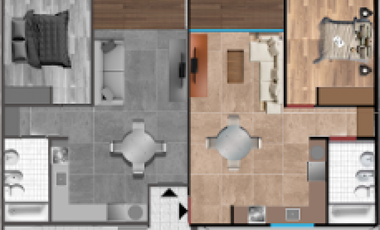 Departamento dos amb, a estrenar!!, con detalles de Categoria.