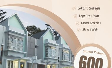 Rumah Villa 2 Lantai Strategis di Kota Malang
