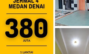 Rumah Second Murah 300 Jutaan di Jermal 4 Medan Denai
