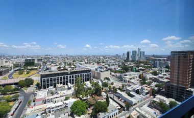 Oficina semi acondicionada en renta de 2,564m2 Torre A+ zona centro Mty