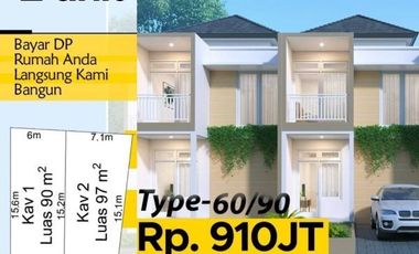 Dijual 2 unit rumah baru indent di Sidakarya, dekat Mertasari, dan By Pass Ngurah Rai.