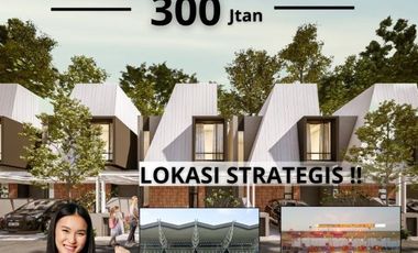 Rumah Minimalis 2 Lantai Harga 300Jtan Dekat Bandara Survey Lokasi Segera