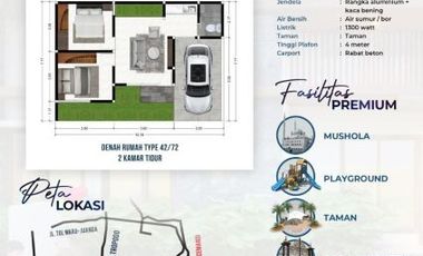 Promo, Rumah Dijual Area Sedati Juanda 365 Juta DVJ 1