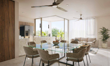 Departamento en preventa con amenidades en Montes de Ame, Merida Norte