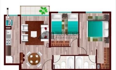 Departamento en arriendo de 2 dorm. en Puerto Montt