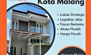 Rumah Mewah 2 lantai lokasi tengah kota Malang