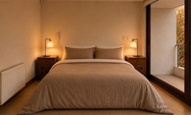 Departamento amoblado de 1d en Presidente Riesco Las Condes
