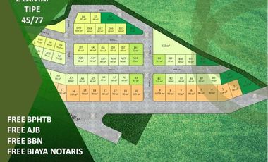 Rumah Dijual di Malang Tipe 45/77 Murah dan Free Biaya