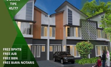 Rumah Dijual di Malang Tipe 45/77 Murah dan Free Biaya