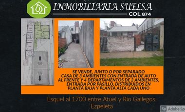 Departamento en venta en Ezpeleta Oeste