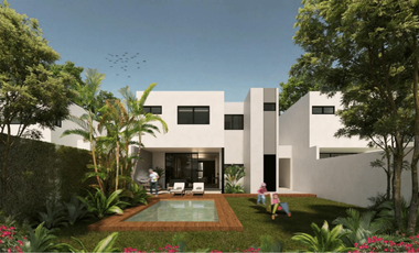 Casa Arbelia residencial en venta, Conkal, Yucatán.